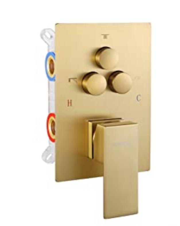 Conceal Shower mixer with push